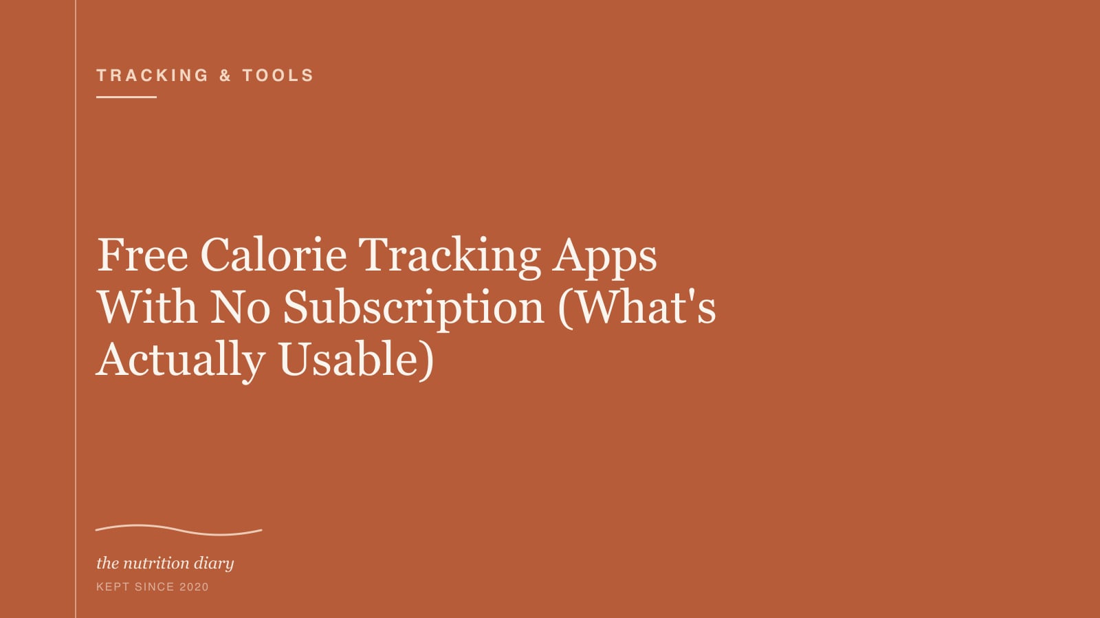 A phone showing a free calorie app next to a notebook and a glass of water